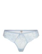 Lindex Thong Low Lina Stretch Blå