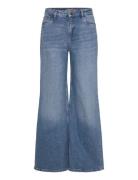 Pulz Jeans Pzmelrose Uhw Jeans Wide Leg Blå