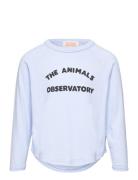 THE ANIMALS OBSERVATORY Anteater Kid Long Sleeve T-Shirt Soft Blue Blå