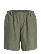 Jack & J S Jpstbill Lawrence Linen Shorts Srt Ln Grön