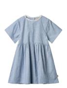 Wheat Dress S/S Elma Blå