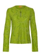 STINE GOYA 2246 Lurex Jersey, Long Sleeve Tie Grön