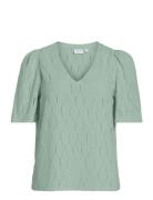 Vila Vimarcella V-Neck 2/4 Top/R Grön