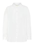My Essential Wardrobe Sunnamw Boxy Shirt Vit