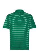 GANT Striped Ss Polo Grön