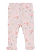 Minymo Leggings Aop Rib Rosa