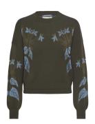Scotch & Soda Relaxed Jacquard Pullover Grön