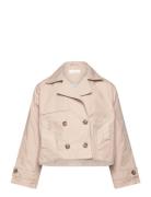 Mango Double-Breasted Jacket With Lapels Beige