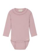 Minymo Body Ls Pointell Rosa