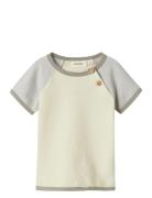 Lil'Atelier Nbmnunan Ss Loose Top Lil Grå