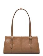 Mango Shoulder Bag With Buckles Brun
