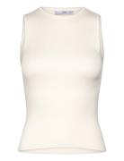Mango Sleeveless Fitted Knitted Top Vit
