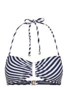 Panos Emporio Wave Circe Top Marinblå