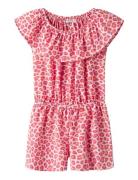 Name It Nkfvinaya Ss Playsuit Fffff Noos Röd