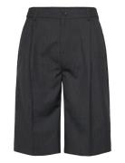 Rue De Tokyo Poll Wool Pinstripe Svart