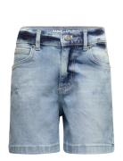 Zadig & Voltaire Kids Denim Bermuda Shorts Blå