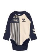 Hummel Hmlstripy Body L/S Marinblå