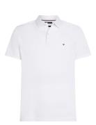 Tommy Hilfiger Linen Pique Reg Polo Vit
