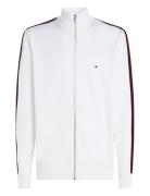 Tommy Hilfiger Global Stripe Stand Collar Vit