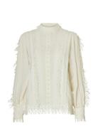 Selected Femme Slfsilja Ls Top Vit