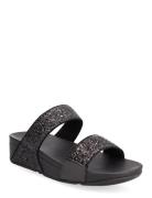 FitFlop Lulu Glitter Slides Svart