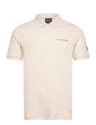Lyle & Scott Embroidered Polo Shirt Beige