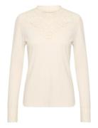 Cream Crtrulla Jersey Blouse Vit