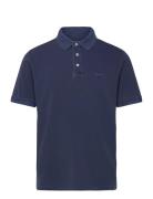 GANT Sunfaded Ss Polo Marinblå