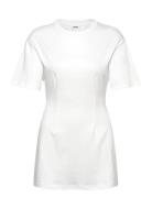 Monki Structured Mini T-Shirt Dress Vit