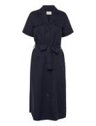 GANT Reg Pocket Dress Marinblå
