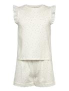 Mango Floral Cotton Pyjamas Vit