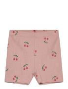 The New Tnstoona Tight Rib Shorts Rosa