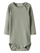 Lil'Atelier Nbmlalo Tab Ls Slim Body Lil Khaki Green