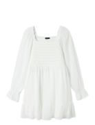 LMTD Nlfheave Ls Short Dress Vit