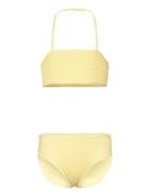 Lindex Bikini Bandeau Smock Gul