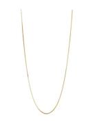 Enamel Copenhagen Box Chain 0,85 Mm Necklace Guld