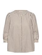 FREE/QUENT Shirt From Freequent In A Lightly Embossed Material With St...