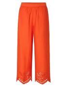 YAS Yaselva Hw Ankle Pant S. Orange