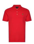 Lyle & Scott Plain Polo Shirt Röd