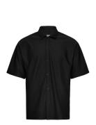 Woodbird Wbbanks Plisse Shirt Svart
