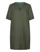 United Colors Of Benetton Dress Khaki Green