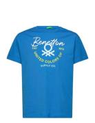 United Colors Of Benetton T-Shirt Blå