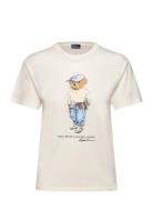 Polo Ralph Lauren Polo Bear Cotton Jersey Tee Kräm