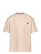 The New Tnnorvalde Os S_S Sweat Tee Kräm