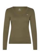 Levi's® Essential Hm Ls Vneck Ivy Gree Khaki Green