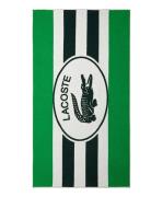 Lacoste Home Lbadge Beach Towel Multi/patterned