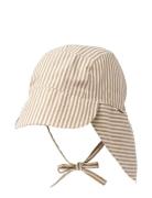 Wheat Sun Hat Woven Tonga Beige