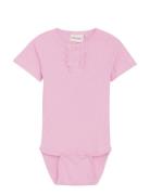 Minymo Body Ss Rib Rosa