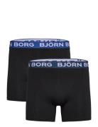 Björn Borg Cotton Stretch Boxer 2P Svart