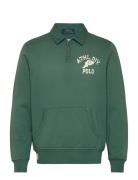 Polo Ralph Lauren Fleece Graphic Collared Sweatshirt Grön